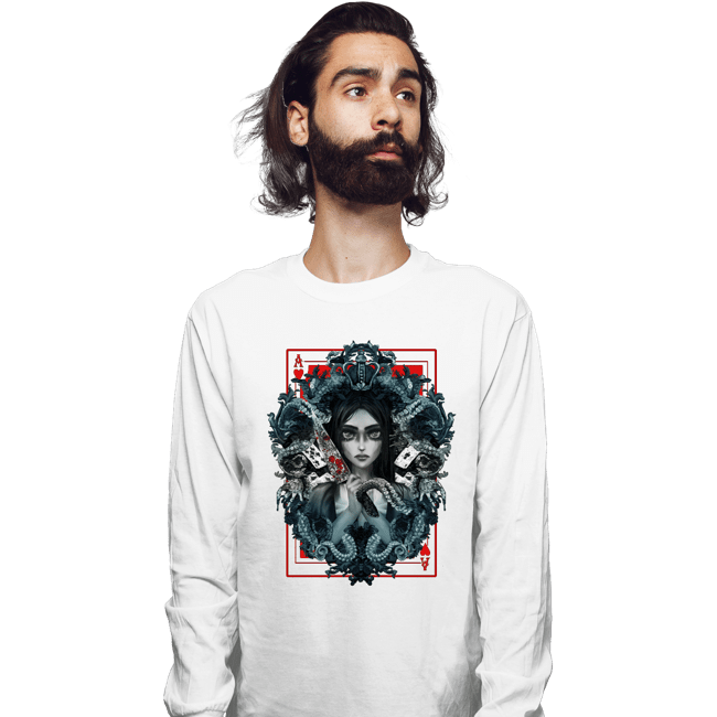 Daily_Deal_Shirts Long Sleeve Shirts, Unisex / Small / White The Madness