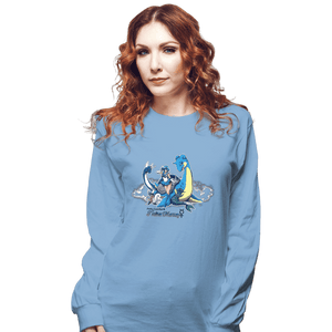 Shirts Long Sleeve Shirts, Unisex / Small / Powder Blue Trainer Mercury