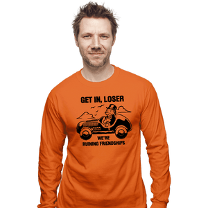 Secret_Shirts Long Sleeve Shirts, Unisex / Small / Orange Uncle Pennybags