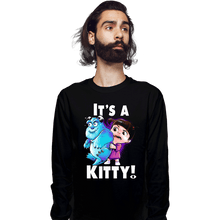 Load image into Gallery viewer, Shirts Long Sleeve Shirts, Unisex / Small / Black It&#39;s a Kitty
