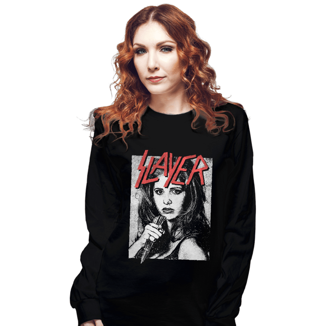 Secret_Shirts Long Sleeve Shirts, Unisex / Small / Black The Slayer