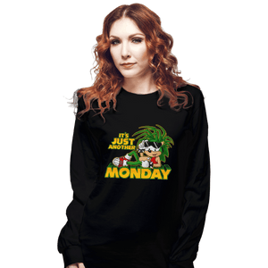 Shirts Long Sleeve Shirts, Unisex / Small / Black Manic Monday