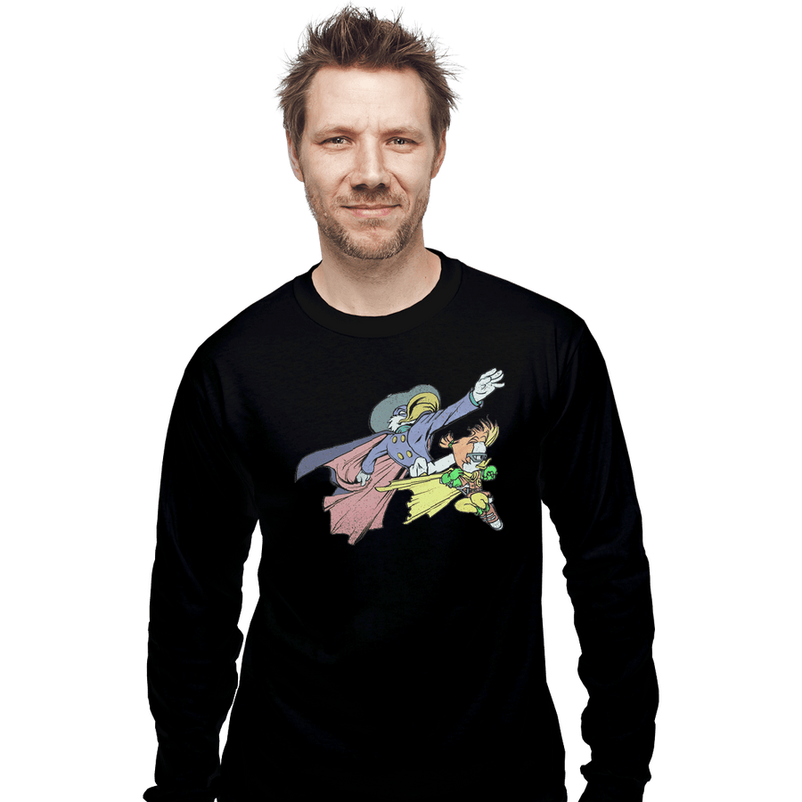 Shirts Long Sleeve Shirts, Unisex / Small / Black The Duck Knight