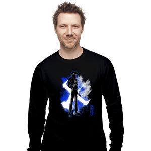 Shirts Long Sleeve Shirts, Unisex / Small / Black Cosmic Cowboy