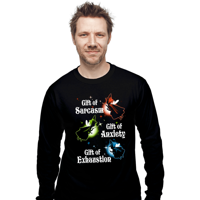 Daily_Deal_Shirts Long Sleeve Shirts, Unisex / Small / Black My Three Gifts