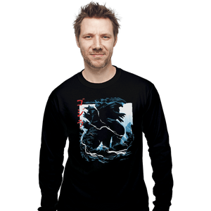 Secret_Shirts Long Sleeve Shirts, Unisex / Small / Black Great Kaiju