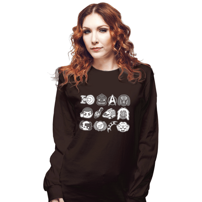 Shirts Long Sleeve Shirts, Unisex / Small / Dark Chocolate Trek Lover