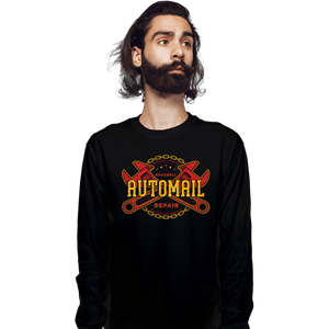Secret_Shirts Long Sleeve Shirts, Unisex / Small / Black Rockbell Automail Repair