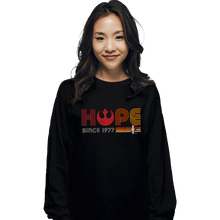 Load image into Gallery viewer, Daily_Deal_Shirts Long Sleeve Shirts, Unisex / Small / Black Hope Since 1977
