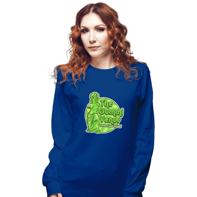 Shirts Long Sleeve Shirts, Unisex / Small / Royal Blue Gummi Venus