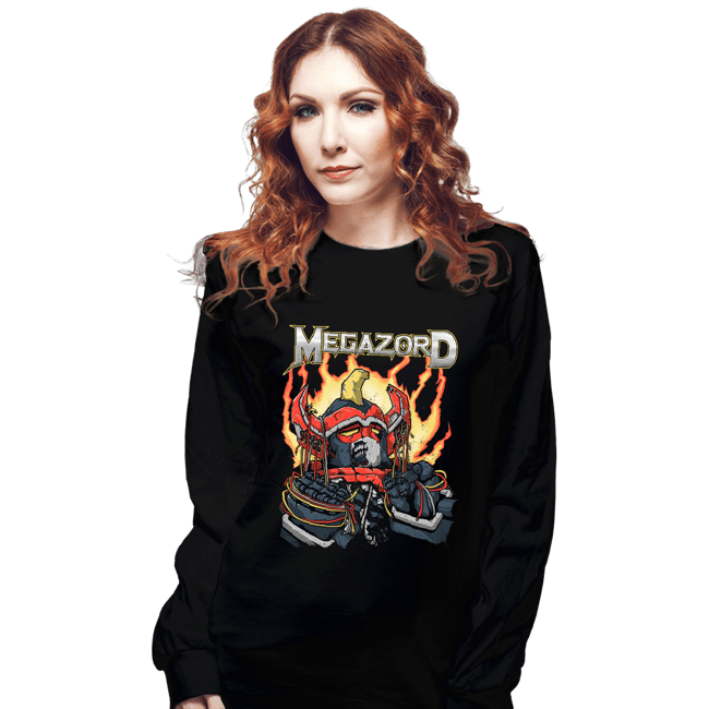 Daily_Deal_Shirts Long Sleeve Shirts, Unisex / Small / Black Megarobot