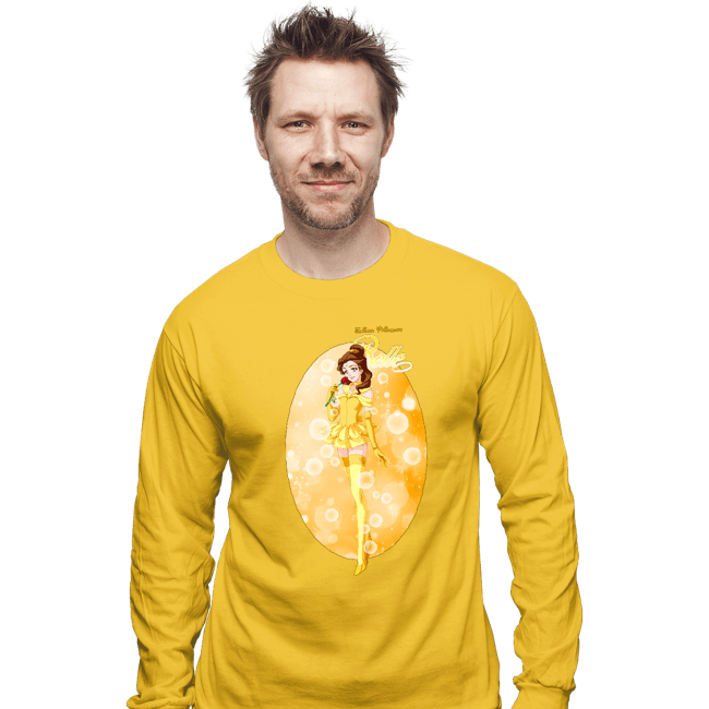 Shirts Long Sleeve Shirts, Unisex / Small / Gold Belle