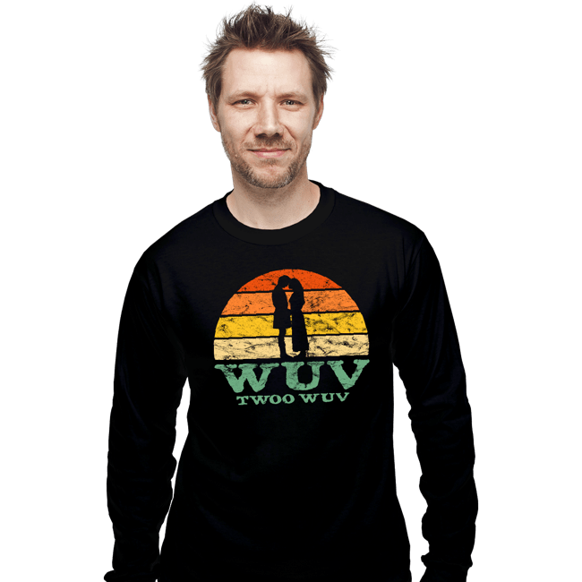 Secret_Shirts Long Sleeve Shirts, Unisex / Small / Black Vintage Wuv