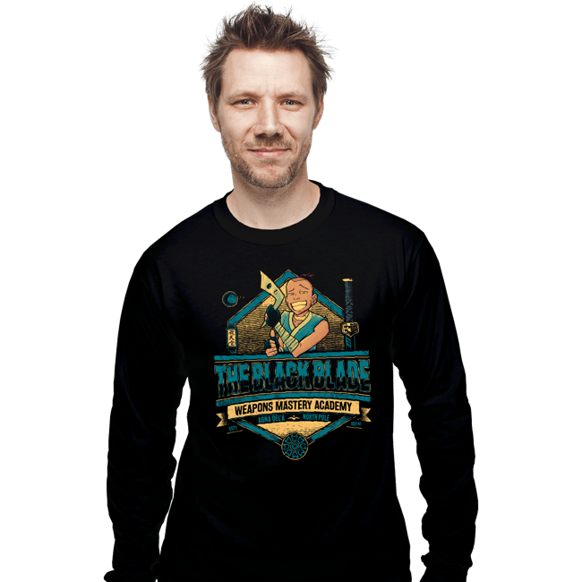 Secret_Shirts Long Sleeve Shirts, Unisex / Small / Black The Black Blade