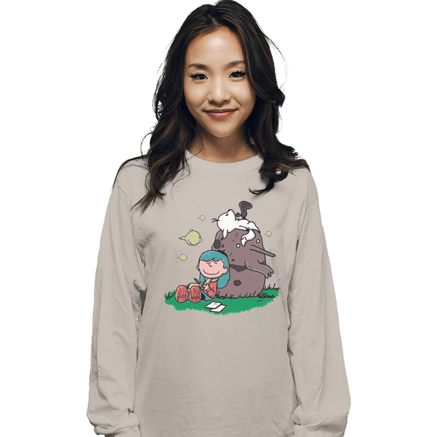 Shirts Long Sleeve Shirts, Unisex / Small / Sand Hilda Brown