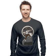 Load image into Gallery viewer, Shirts Long Sleeve Shirts, Unisex / Small / Charcoal Internet Surfer
