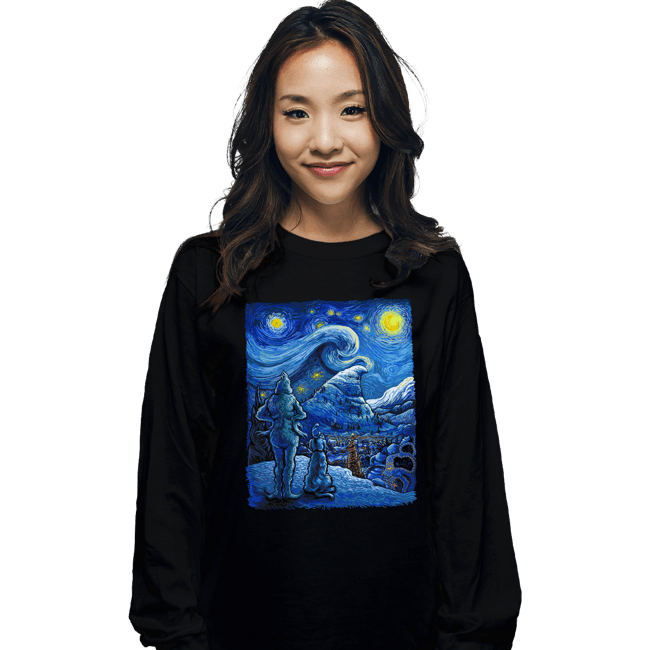 Secret_Shirts Long Sleeve Shirts, Unisex / Small / Black Starry Crumpit