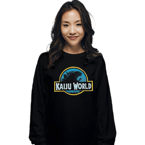Shirts Long Sleeve Shirts, Unisex / Small / Black Kaiju World
