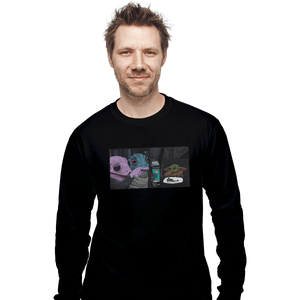 Secret_Shirts Long Sleeve Shirts, Unisex / Small / Black Frog Yelling At Child