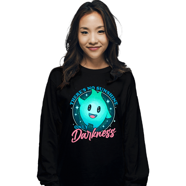 Daily_Deal_Shirts Long Sleeve Shirts, Unisex / Small / Black Only Darkness