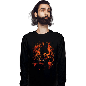 Daily_Deal_Shirts Long Sleeve Shirts, Unisex / Small / Black The Animatronic Bear