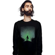 Load image into Gallery viewer, Shirts Long Sleeve Shirts, Unisex / Small / Black Link, Hylian Warrior
