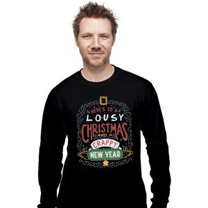 Shirts Long Sleeve Shirts, Unisex / Small / Black Friends Christmas