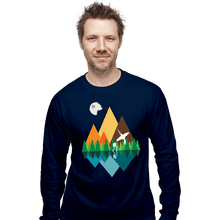 Load image into Gallery viewer, Secret_Shirts Long Sleeve Shirts, Unisex / Small / Navy The Forest View
