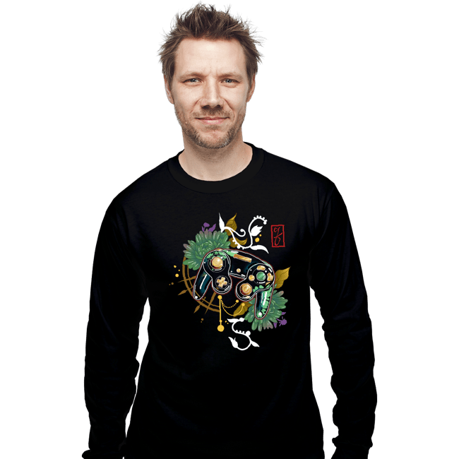Daily_Deal_Shirts Long Sleeve Shirts, Unisex / Small / Black Cube Aesthetic