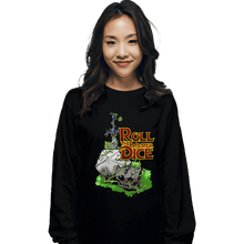 Load image into Gallery viewer, Secret_Shirts Long Sleeve Shirts, Unisex / Small / Black Roll The Master Dice
