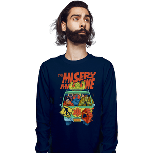 Secret_Shirts Long Sleeve Shirts, Unisex / Small / Navy Misery Machine
