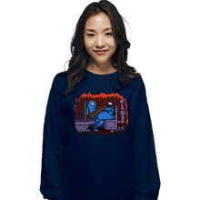 Load image into Gallery viewer, Daily_Deal_Shirts Long Sleeve Shirts, Unisex / Small / Navy Cookie Hell

