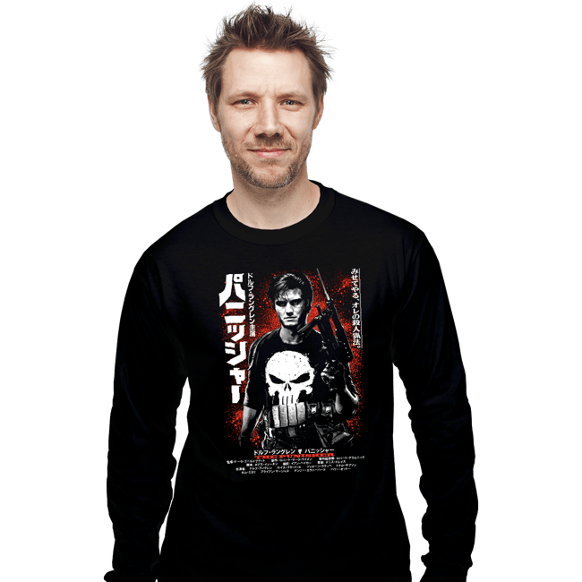 Shirts Long Sleeve Shirts, Unisex / Small / Black The Punisher