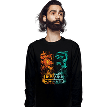 Load image into Gallery viewer, Daily_Deal_Shirts Long Sleeve Shirts, Unisex / Small / Black Dragon VS Beast
