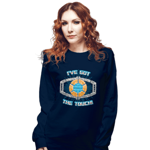 Secret_Shirts Long Sleeve Shirts, Unisex / Small / Navy Matrix Power