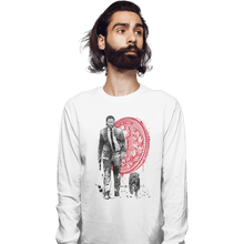 Load image into Gallery viewer, Shirts Long Sleeve Shirts, Unisex / Small / White Lone Hitman And Cub
