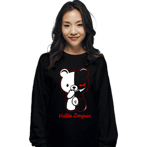 Shirts Long Sleeve Shirts, Unisex / Small / Black Hello Despair