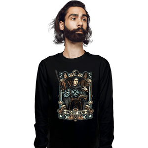 Daily_Deal_Shirts Long Sleeve Shirts, Unisex / Small / Black The Groovy Hero