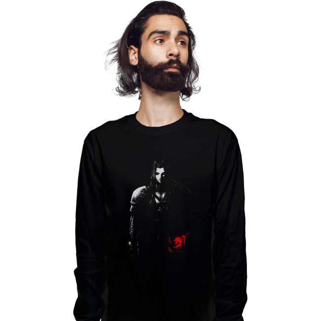 Shirts Long Sleeve Shirts, Unisex / Small / Black Sephiroth Ink