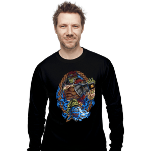 Daily_Deal_Shirts Long Sleeve Shirts, Unisex / Small / Black Ganondorf Crest