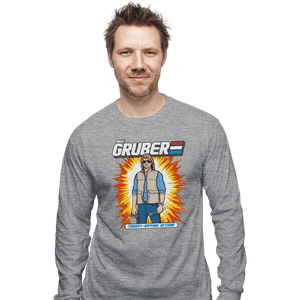 Shirts Long Sleeve Shirts, Unisex / Small / Sports Grey MacGruber