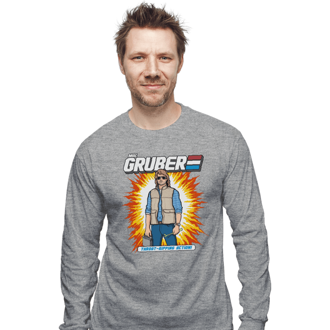 Shirts Long Sleeve Shirts, Unisex / Small / Sports Grey MacGruber