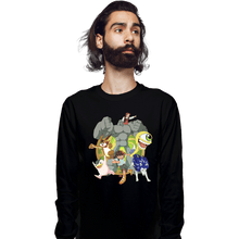 Load image into Gallery viewer, Daily_Deal_Shirts Long Sleeve Shirts, Unisex / Small / Black Vintage Monster Rancher
