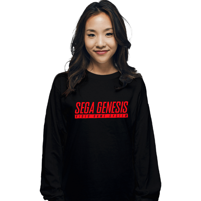 Secret_Shirts Long Sleeve Shirts, Unisex / Small / Black Super Genesis