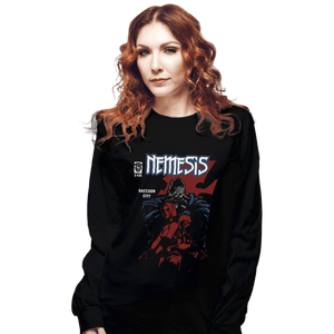 Secret_Shirts Long Sleeve Shirts, Unisex / Small / Black Nemesis Comic