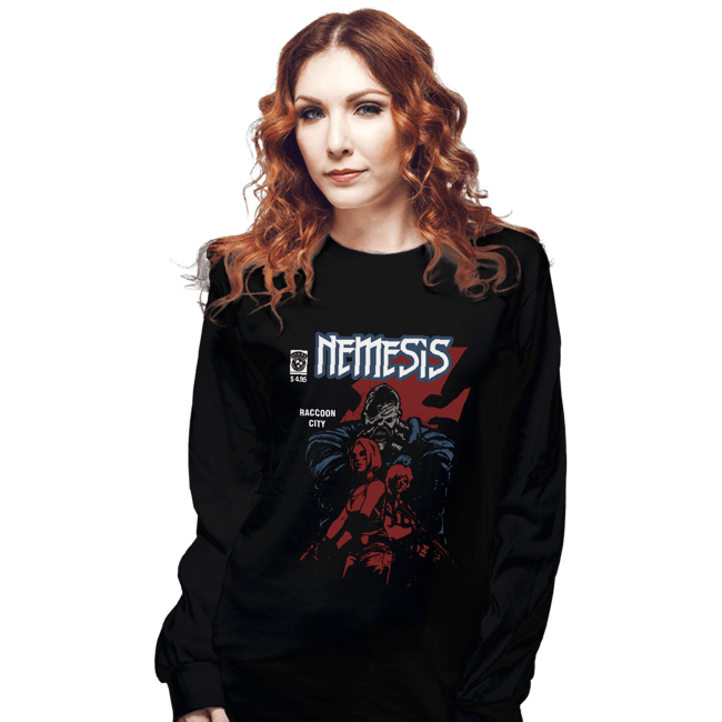 Secret_Shirts Long Sleeve Shirts, Unisex / Small / Black Nemesis Comic
