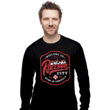 Load image into Gallery viewer, Shirts Long Sleeve Shirts, Unisex / Small / Black Raccoon City
