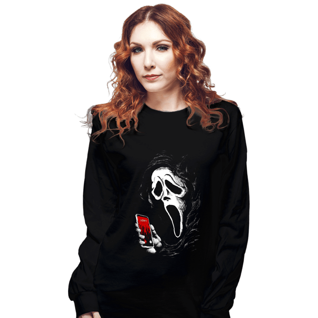 Secret_Shirts Long Sleeve Shirts, Unisex / Small / Black Ghost Call