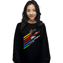 Load image into Gallery viewer, Daily_Deal_Shirts Long Sleeve Shirts, Unisex / Small / Black Racing Streaks
