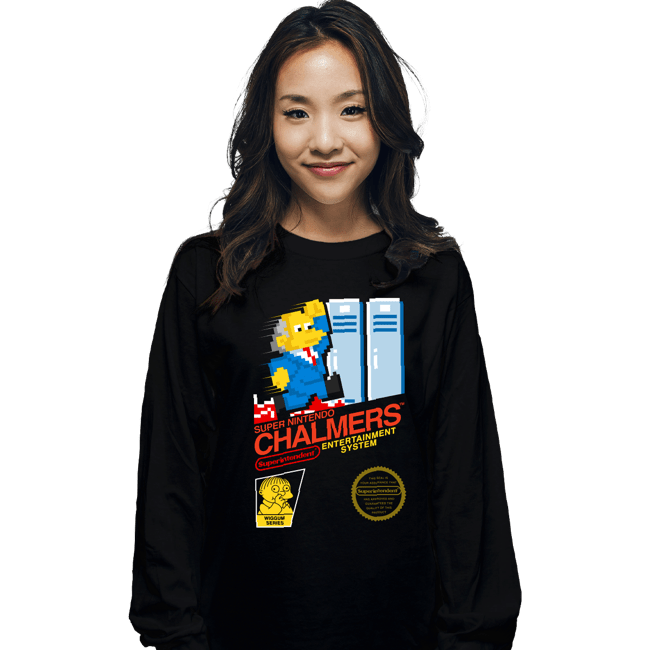 Secret_Shirts Long Sleeve Shirts, Unisex / Small / Black Super Chalmers